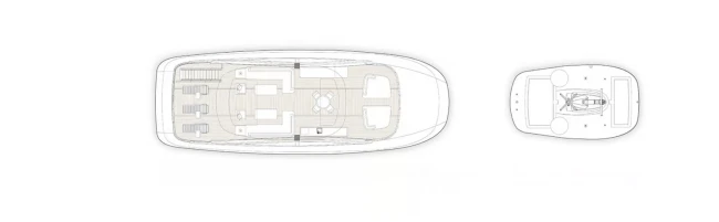 Layout Benetti Yachts B.Now 50M Oasis Deck