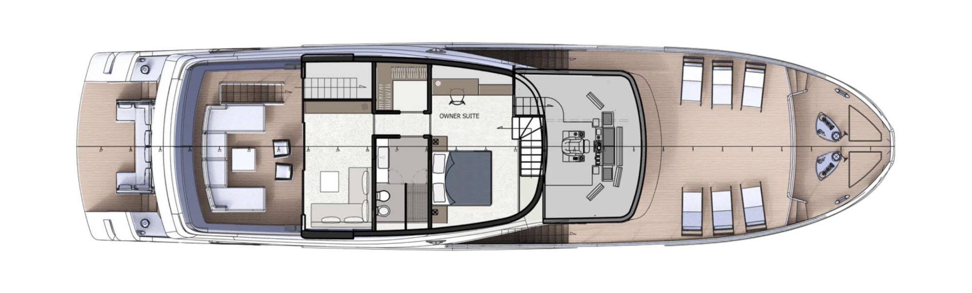 Layout Filippetti Yachts Navetta 28
