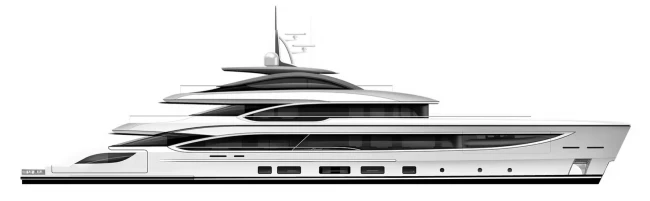 Layout Benetti Yachts B.Now 50M Oasis Deck
