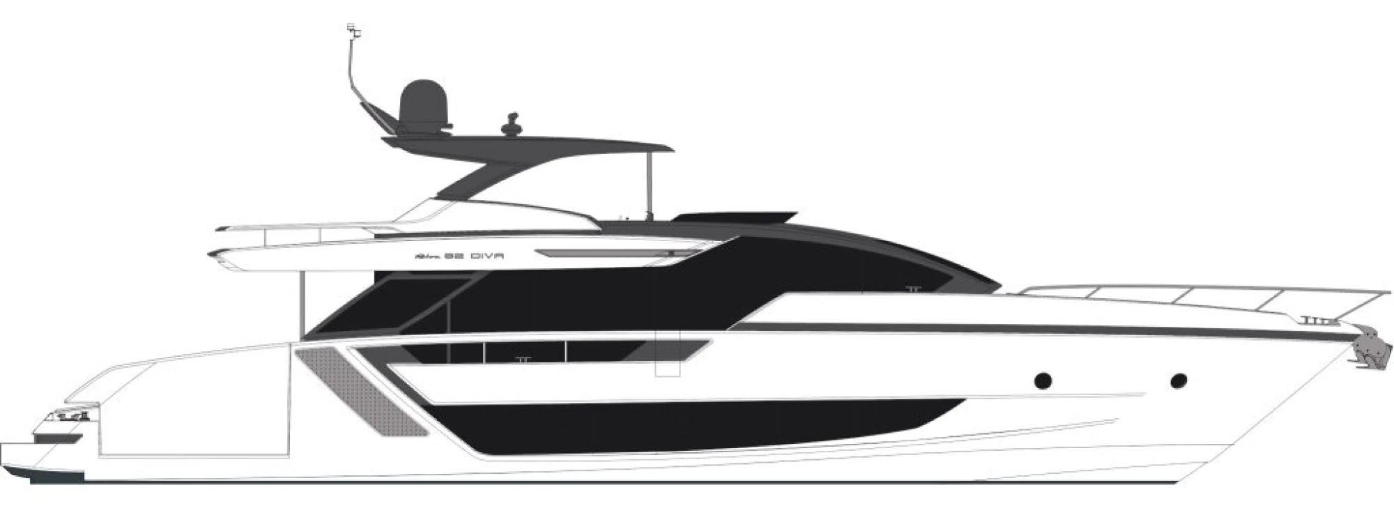 Layout Riva 82' Diva