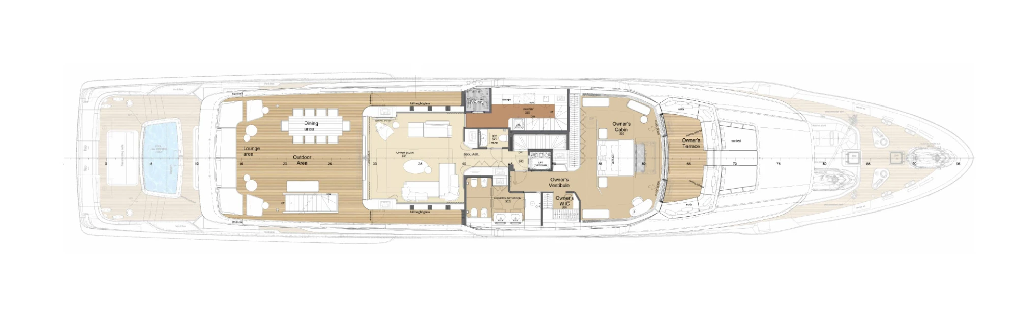 Layout Custom Line Aluminium Alloy 50
